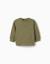 Sweat en coton à imprimé volcanic island Orange+Vert foncé 5 - vertbaudet enfant 