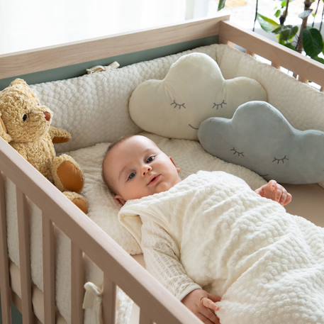 Lit bébé évolutif selva Vert sauge - noyer de virginie 3 - vertbaudet enfant 