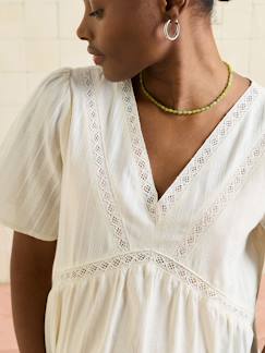 Vêtements de grossesse-Blouse grossesse col V