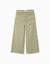 Pantalon large en sergé à motif floral Vert foncé 1 - vertbaudet enfant 