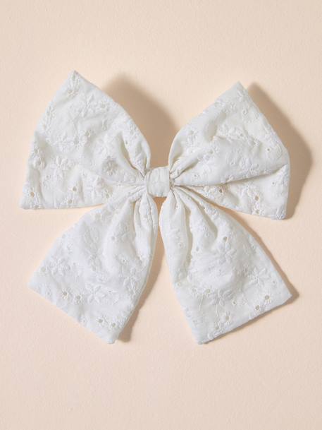 Noeud coton broderie animal beige 4 - vertbaudet enfant 