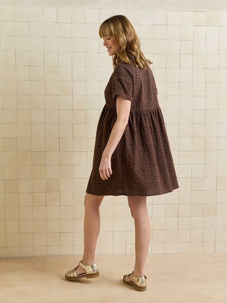 Robe chemise grossesse chocolat 3 - vertbaudet enfant 