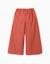 Pantalon à jambe large en broderie anglaise Orange 2 - vertbaudet enfant 