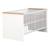Lit bébé évolutif lumo Blanc - chêne artisan 2 - vertbaudet enfant 