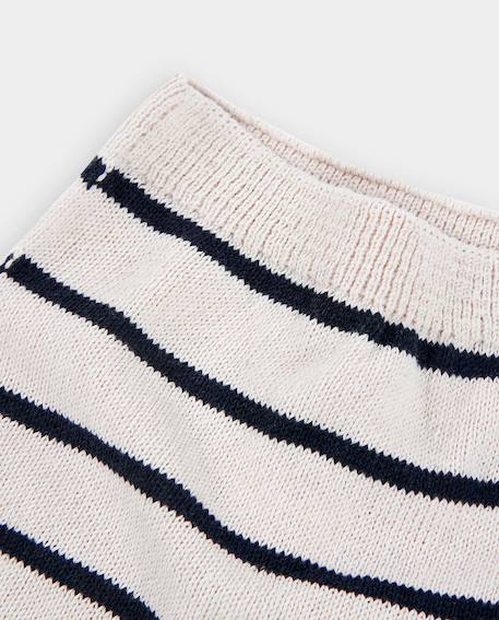 Pantalon à rayures pour bébé Blanc 4 - vertbaudet enfant 