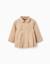 Parka à plis et capuche amovible Beige clair 2 - vertbaudet enfant 