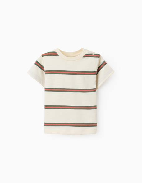 Bébé-T-shirt, sous-pull-T-shirt en coton à rayures