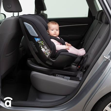 Siège auto i-Size rotatif 360 Isofix Panafix Gris+Noir 2 - vertbaudet enfant 