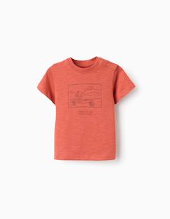 -T-shirt en coton avec imprimé work of art