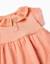 T-shirt en coton à col volanté Beige clair+Orange clair 6 - vertbaudet enfant 