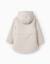 Parka rembourrée avec capuche et doublure Gris clair 4 - vertbaudet enfant 