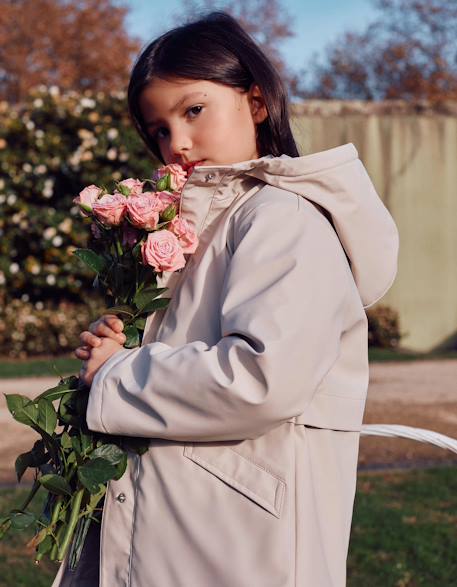 Parka rembourrée avec capuche et doublure Gris clair 2 - vertbaudet enfant 