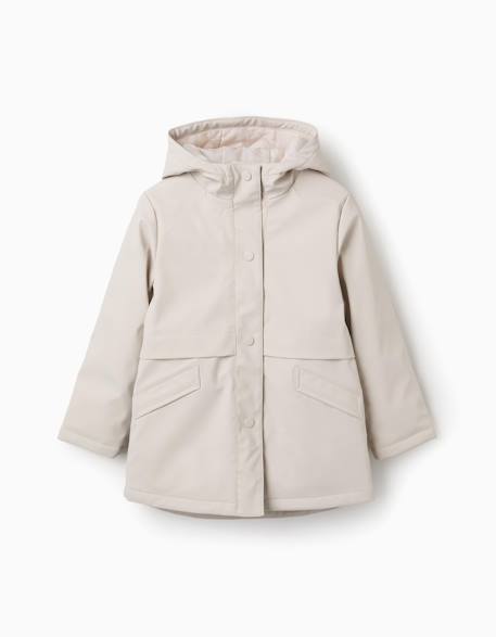 Parka rembourrée avec capuche et doublure Gris clair 3 - vertbaudet enfant 