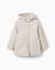 Parka rembourrée avec capuche et doublure Gris clair 3 - vertbaudet enfant 