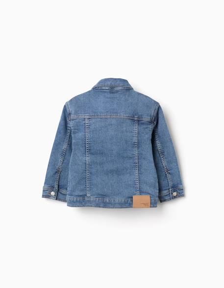 Veste en jean avec quatre poches Bleu 2 - vertbaudet enfant 