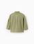 Chemise en gaze de coton à manches longues Vert foncé 2 - vertbaudet enfant 