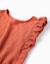 Blouse sans manches à broderie anglaise et volants Orange 3 - vertbaudet enfant 