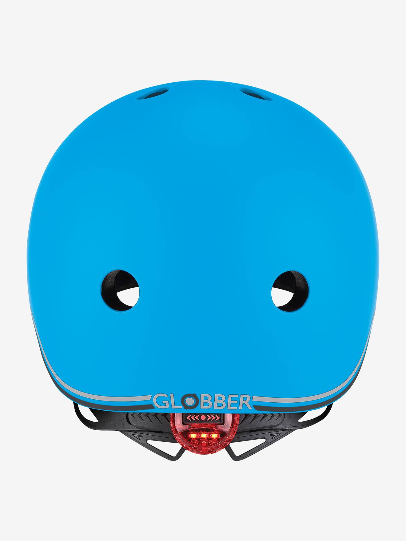 Globber Casque Elite XS/S Imprimé Pour Enfants – Protection Trottinette Avec LED Et Visière Amovible