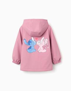 Parka en caoutchouc à capuche et imprimé stitch  - vertbaudet enfant