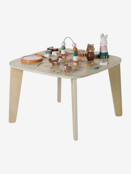 Table d'activités en bois FSC® Rétro Flower+Tanzanie 2 - vertbaudet enfant 