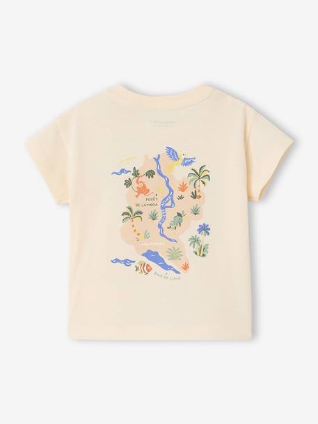 T-shirt manches courtes bébé garçon écru 4 - vertbaudet enfant 