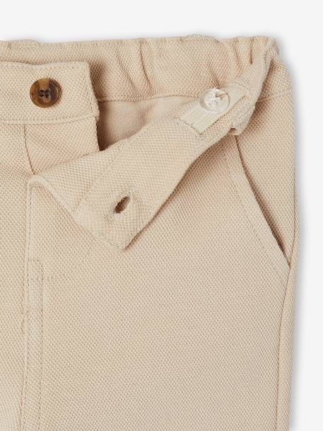 Ensemble 4 pièces bébé garçon cérémonie beige 8 - vertbaudet enfant 