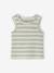 Débardeur bébé garçon rayé coton bio rayé blanc 2 - vertbaudet enfant 
