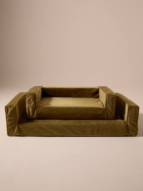 Canapé velours chien grand bronze 3 - vertbaudet enfant 