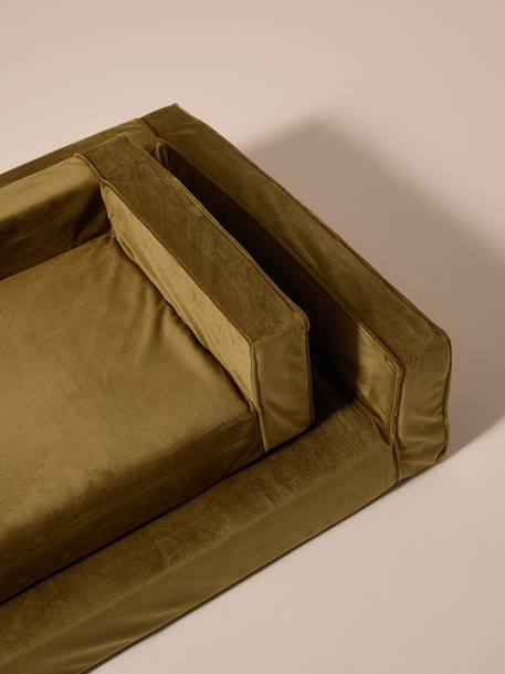 Canapé chien velours moyen bronze 3 - vertbaudet enfant 