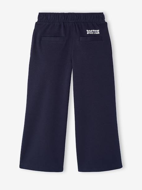 Pantalon jogging garçon large marine 2 - vertbaudet enfant 