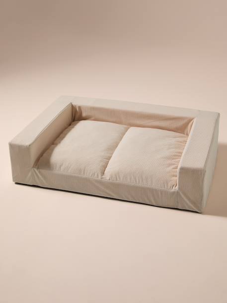 Sofa XL chien velours côtelé écru 3 - vertbaudet enfant 