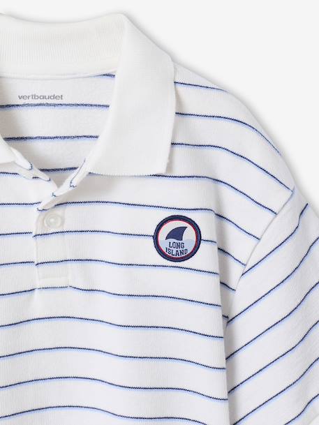 Polo manches courtes rayé écru 3 - vertbaudet enfant 
