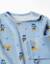Combinaison en velours à motif super-héros Bleu clair 3 - vertbaudet enfant 