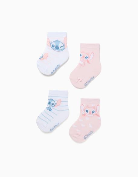 Bébé-Chaussettes, Collants-4 chaussettes stitch et angel