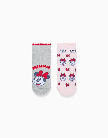 Bébé-Chaussettes, Collants-2 chaussettes antidérapantes minnie