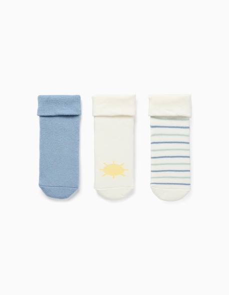 Bébé-4 paires de chaussettes avec doublure en éponge