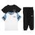 Pack 2 t-shirts et 1 pantalon jogging garçon à imprimé Blanc 2 - vertbaudet enfant 