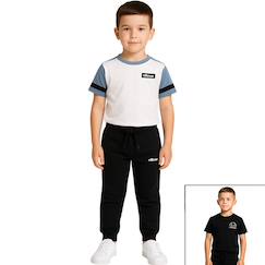 -Pack 2 t-shirts et 1 pantalon jogging garçon à imprimé