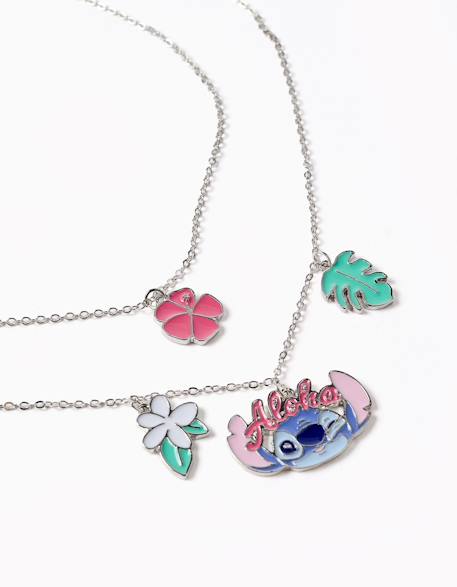 Collier avec pendentifs stitch Gris 2 - vertbaudet enfant 