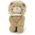 Peluche lion bébé toute douce 30 cm Mauve 2 - vertbaudet enfant 
