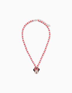 Collier avec perles et pendentif minnie  - vertbaudet enfant