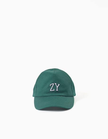 Garçon-Casquette en coton avec broderie zy