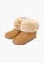 Bottes fille col fourrure semelle fine Bleu marine+Bordeaux+Camel 16 - vertbaudet enfant 