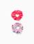 Lot de 2 chouchous avec stitch Rose 1 - vertbaudet enfant 