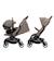 Poussette ultra compacte oxford cabin Black onyx+Oak truffle 12 - vertbaudet enfant 