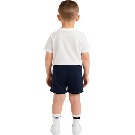 Ensemble 3 pièces t-shirt manches courtes short et sac à imprimé Marine 3 - vertbaudet enfant 