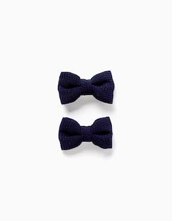 Lot de 2 pinces à cheveux avec nœud  - vertbaudet enfant