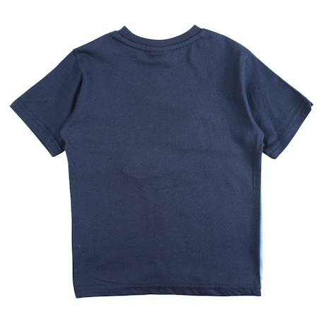 Ensemble 3 pièces t-shirt manches courtes short et sac à imprimé Bleu 6 - vertbaudet enfant 
