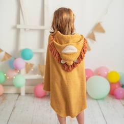 Linge de maison et décoration-Linge de bain-Serviette cape lion en tissu éponge doux