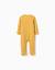 Grenouillère en coton à imprimé Jaune 2 - vertbaudet enfant 